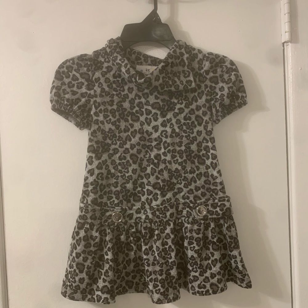 IZ Bryer Leopard Print Sz 4 Dress